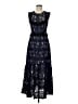 Three Floor Blue Cocktail Dress Size 8 - photo 1