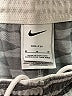 Nike 100% Polyester Chevron-herringbone Gray Athletic Shorts Size M - photo 3