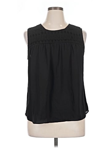 Pale Sky Sleeveless Blouse (view 1)