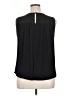 Pale Sky 100% Polyester Black Sleeveless Blouse Size XL - photo 2