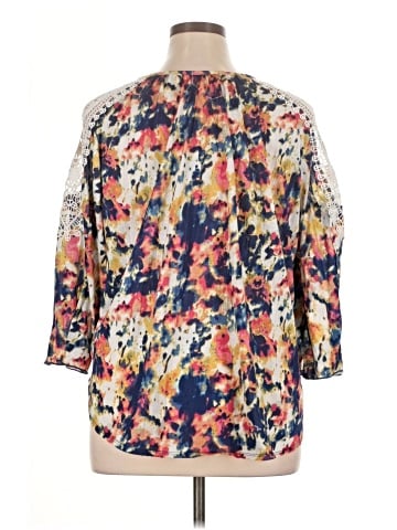 New York Laundry 3/4 Sleeve Blouse (view 2)