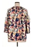 New York Laundry 100% Polyester Blue 3/4 Sleeve Blouse Size XL - photo 2
