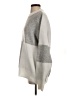 OAK + FORT Color Block Gray Pullover Sweater Size S - photo 5
