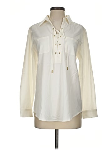 Chico's Long Sleeve Polo (view 1)
