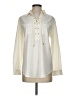 Chico's Ivory Long Sleeve Polo Size S - photo 1