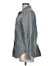 Hurley Plaid Gray Long Sleeve Button-Down Shirt Size L - photo 5