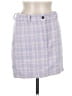 Fanco 100% Polyester Plaid Blue Casual Skirt Size M - photo 1