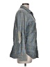 Hurley Plaid Gray Long Sleeve Button-Down Shirt Size L - photo 4