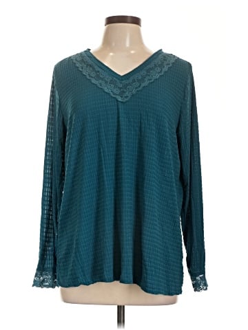 Logo Layers Long Sleeve Blouse (view 1)