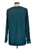 Logo Layers Teal Long Sleeve Blouse Size L - photo 2