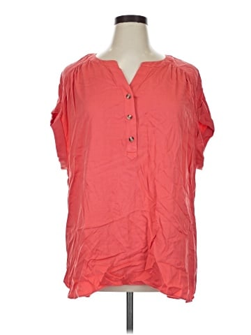 Rose + Olive Short Sleeve Blouse (view 1)