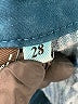 7 For All Mankind Hearts Teal Jeans Size 28 waist - photo 9