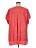 Rose + Olive 100% Rayon Red Short Sleeve Blouse Size 1X - photo 2