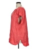 Rose + Olive 100% Rayon Red Short Sleeve Blouse Size 1X - photo 5