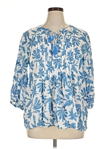 Elie Tahari 3/4 Sleeve Blouse (view 1)