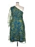 JS Collections 100% Polyester Green Cocktail Dress Size 18 - photo 2