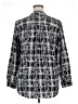 Sandra Ingrish 100% Rayon Gray Long Sleeve Blouse Size XL - photo 2