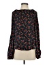 Gap Floral Black Long Sleeve Blouse Size XS - photo 1