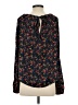 Gap Floral Black Long Sleeve Blouse Size XS - photo 2