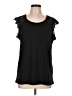Automet Black Short Sleeve Top Size L - photo 1