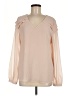 Calvin Klein 100% Polyester Pink Long Sleeve Blouse Size M - photo 1