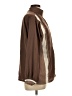 Unbranded 100% Polyester Color Block Brown Long Sleeve Blouse Size L - photo 4