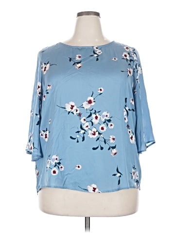 Ellos 3/4 Sleeve Blouse (view 1)