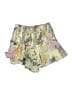 Zara Floral Ivory Green Shorts Size S - photo 1