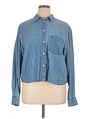 Gap Long Sleeve Button-Down Shirt (view 1)