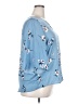 Ellos 100% Polyester Blue 3/4 Sleeve Blouse Size 18 - photo 4