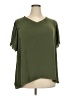 Blousology 100% Polyester Green Short Sleeve Blouse Size 3X - photo 1