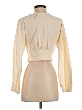 Madewell Deep-V Button-Front Crop Top (view 2)