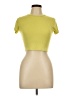 Garage Yellow Short Sleeve Turtleneck Size L - photo 1