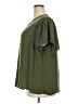 Blousology 100% Polyester Green Short Sleeve Blouse Size 3X - photo 5