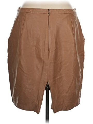 City Chic Faux Leather Skirt (view 2)