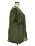 Blousology 100% Polyester Green Short Sleeve Blouse Size 3X - photo 4