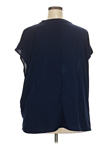 ELOQUII Short Sleeve Blouse (view 2)