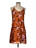 GB 100% Polyester Tropical Orange Casual Dress Size XS - photo 1