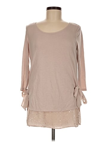 LC Lauren Conrad 3/4 Sleeve Top (view 1)