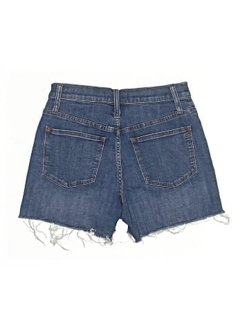 Madewell High-Rise Denim Shorts in Derby Wash: Button-Front Edition (view 2)