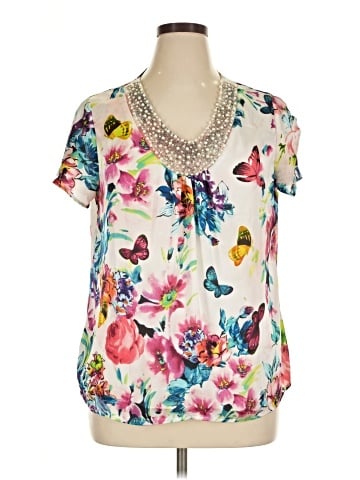 Elementz Short Sleeve Blouse (view 1)