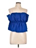 Sugar Lips Blue Sleeveless Blouse Size L - photo 1