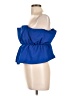 Sugar Lips Blue Sleeveless Blouse Size L - photo 5