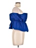 Sugar Lips Blue Sleeveless Blouse Size L - photo 4