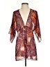 CAbi Paisley Purple Red Kimono Size S - photo 1