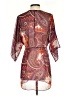 CAbi Paisley Purple Red Kimono Size S - photo 2