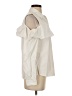 Calvin Klein Ivory Sleeveless Button-Down Shirt Size S - photo 4