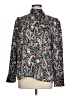 Ann Taylor 100% Polyester Paisley Teal Long Sleeve Blouse Size L - photo 1
