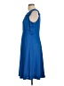 Nine West Solid Blue Casual Dress Size 12 - photo 5