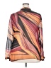 Carlisle Color Block Brown Long Sleeve Blouse Size 18 - photo 2